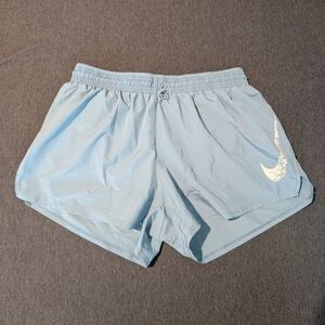 Women's Nike Light Blue Athletic Shorts